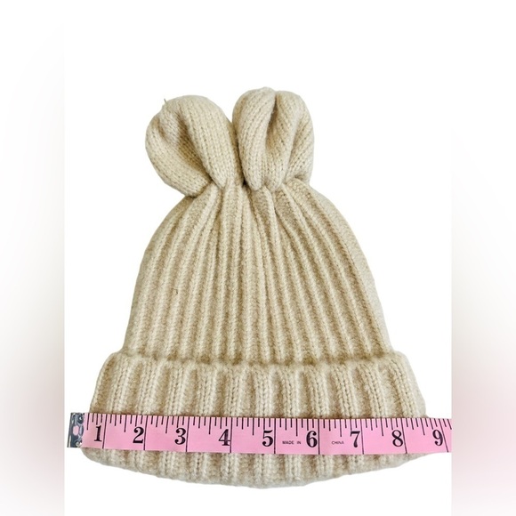 Miniso SOFT BUNNY TOQUE Adult Size Kawaii Hat - Picture 5 of 6